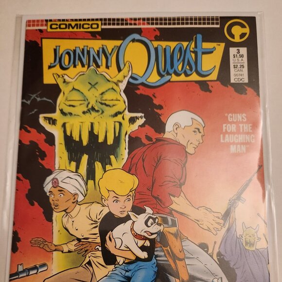 Jonny Quest #3 (1986) Comico Comics, Dave Stevens, NM - Picture 13 of 14